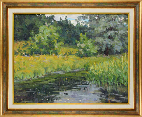 Романчук Михаил Григорьевич. Летний пейзаж 